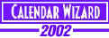 FrontPage Calendar Wizard 2002