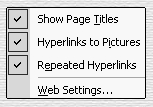 Hyperlinks View Featurs