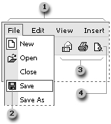 Menus and Toolbars.